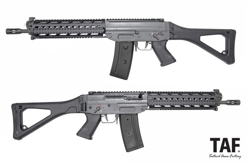 【TAF Custom現貨】GHK 551戰術魚骨版GBB瓦斯槍 客製三發點放 Cerakote表面處理2023最新版本