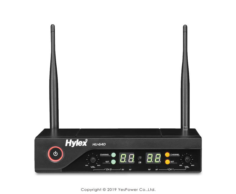 ＊來電享最低價＊HU-640 Hylex UHF雙頻無線麥克風/2支無線手握麥克風/32+32組頻道/紅外線對頻 悅適