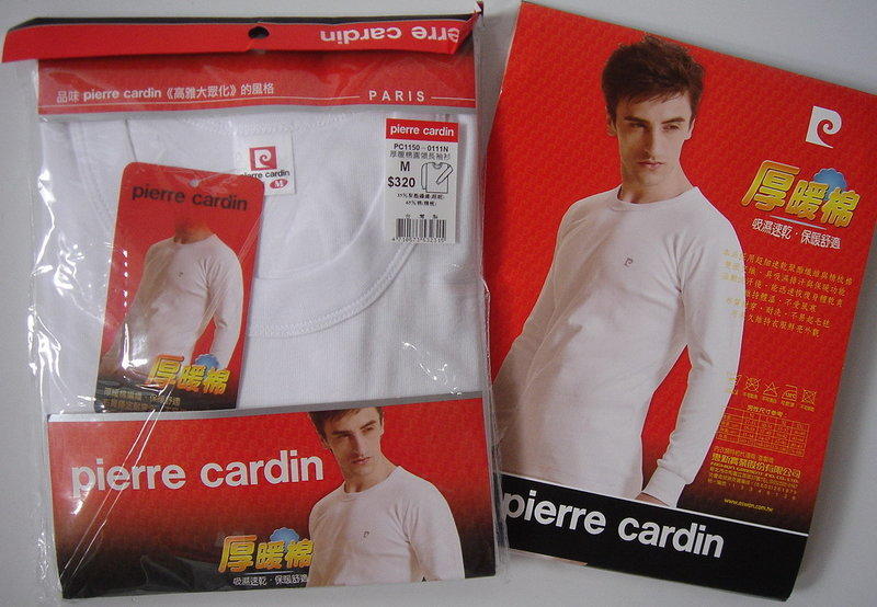皮爾卡登pierre cardin 厚暖棉圓領長袖衫 PC1150, 保暖舒適, 特價250元, 直購四件以上免運費.