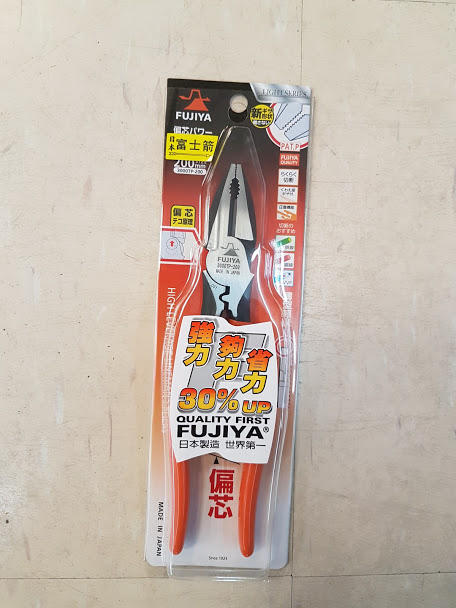 ▆品牌工具含稅價▆8" 180MM 日本製造 fujiya 富士箭 鋼絲鉗 