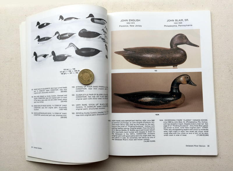 《Important Waterfowl Decoys & Bird Carvings at Auction》，1冊現貨