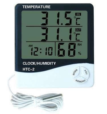 超大液晶屏 室內外 濕度計濕度 時鐘(鬧鐘) 多功能三合一溫濕度計 溫度計