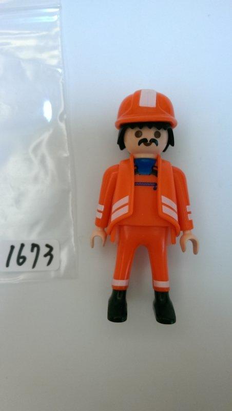 《樂摩比》Playmobil A1673 工人德國摩比人人偶二手出清!