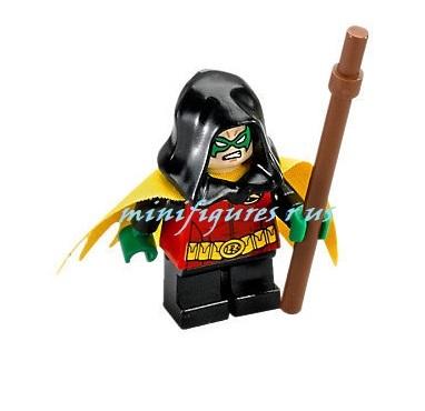 [樂高小人國] LEGO 正版樂高絕版品 76056 DC超級英雄 Robin 羅賓 人偶附披風武器
