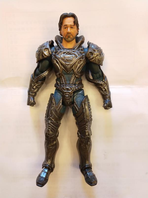 Mattel DC 超人 之父 JOR-EL 6吋 (喜歡羅素克洛不可錯過)，實物面相真的不差,盔甲有上金屬舊化塗裝