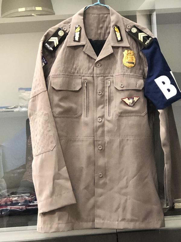 印尼交通警察全新制服（身材M-L)可用