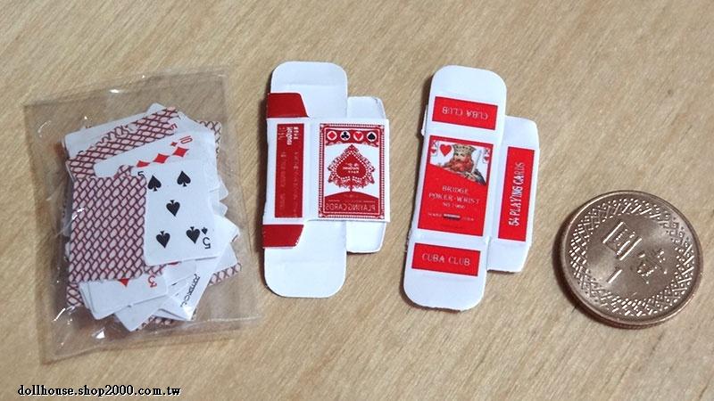 【袖珍屋】仿真迷你撲克牌(含牌盒)(F2431A0021)