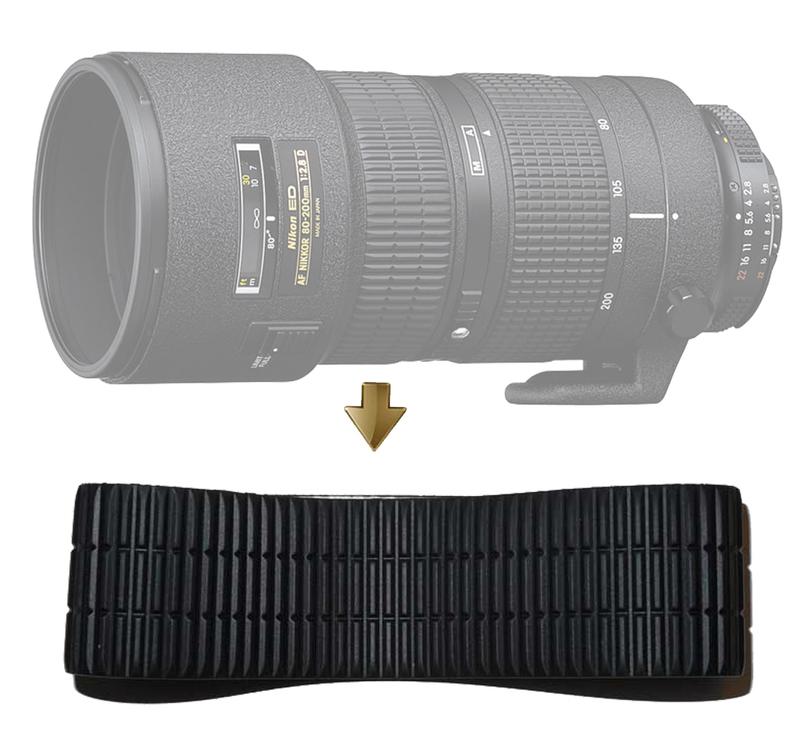 【NRC】Focus Rubber Ring for Nikon 80-200mm F2.8D 小黑三 對焦皮