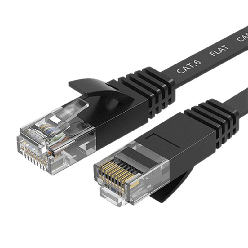 【易控王】 12米CAT6扁平網路線RJ45網路線 純銅線材水晶頭 扁線 ADSL 超薄高速網路線(30-606)