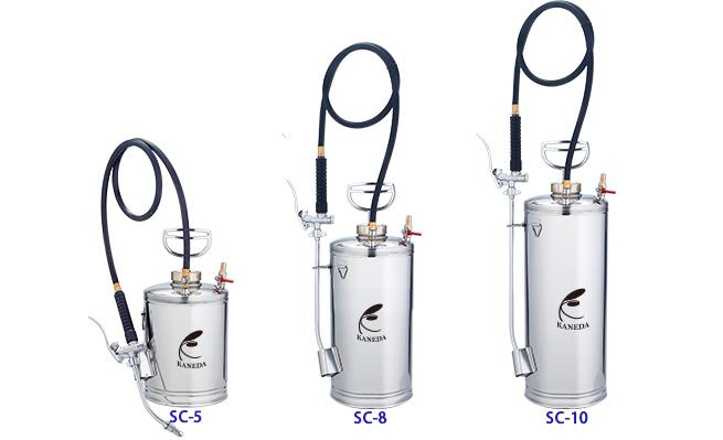 【KANEDA】SC-10不鏽鋼噴霧器/空壓機款式噴霧器/自動洩壓/不鏽鋼噴霧器/除蟲消毒/病蟲害防治/壓力桶/耐酸鹼