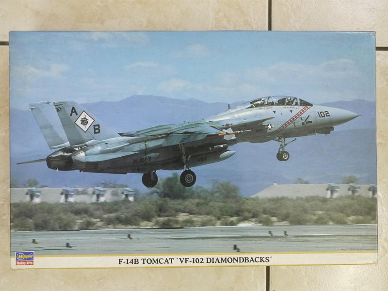 HASEGAWA 09639 F-14B TOMCAT "VF-102 DIAMONDBACKS" 1/48 +尾管