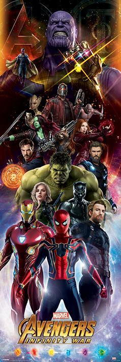 【英國進口超大門型電影海報】復仇者聯盟3：無限之戰 Avengers: Infinity War (53x158cm)