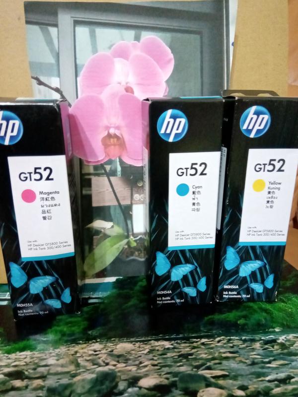 HP 原廠GT52 藍色原廠填充墨水 每瓶250未稅 目前剩1瓶