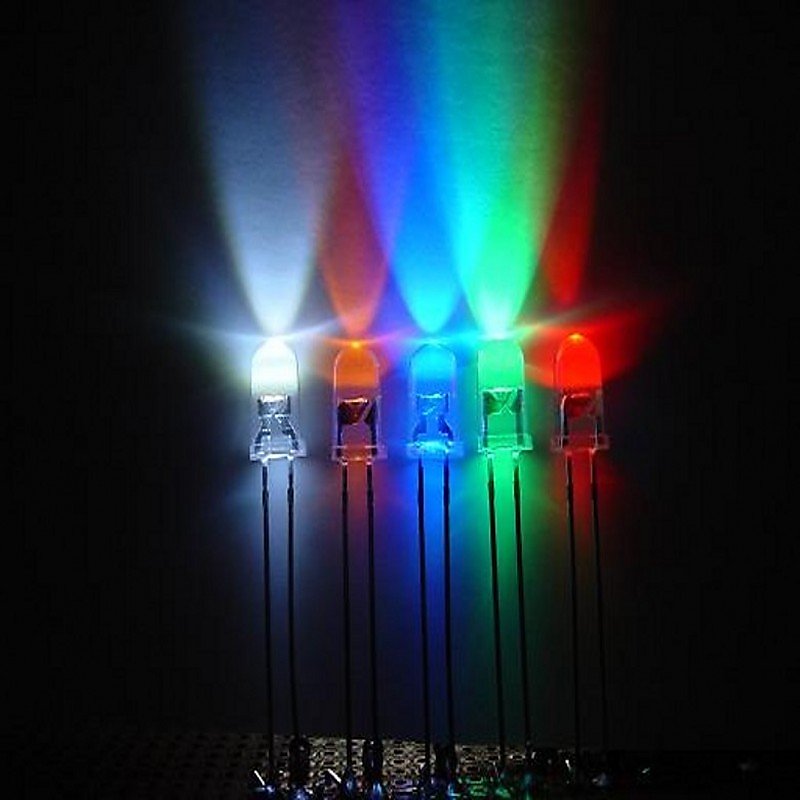 風扇 水冷 機箱燈 DIY改裝LED發光二極體 高亮慢閃 七彩紅綠藍色 W205 [112298]