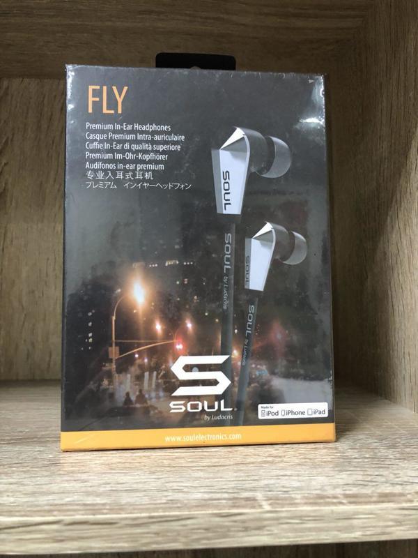 SOUL  高清隔音型 FLY - 耳塞式耳機 APPLE 麥克風+控制線