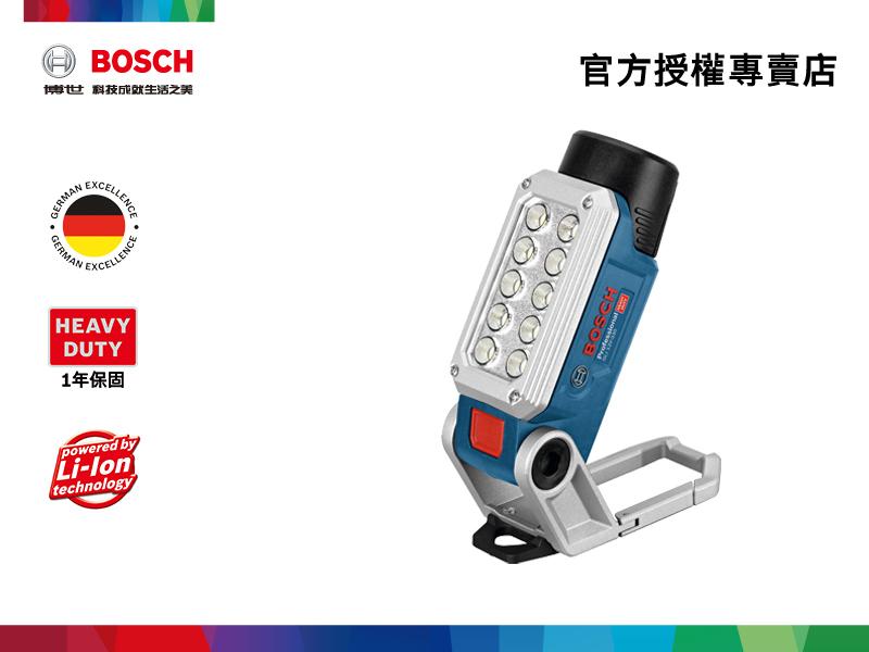 【詠慶博世官方授權專賣店】GLI 12V-330  12V LED 鋰電照明燈-HD(單機-不含電池、充座-含稅)