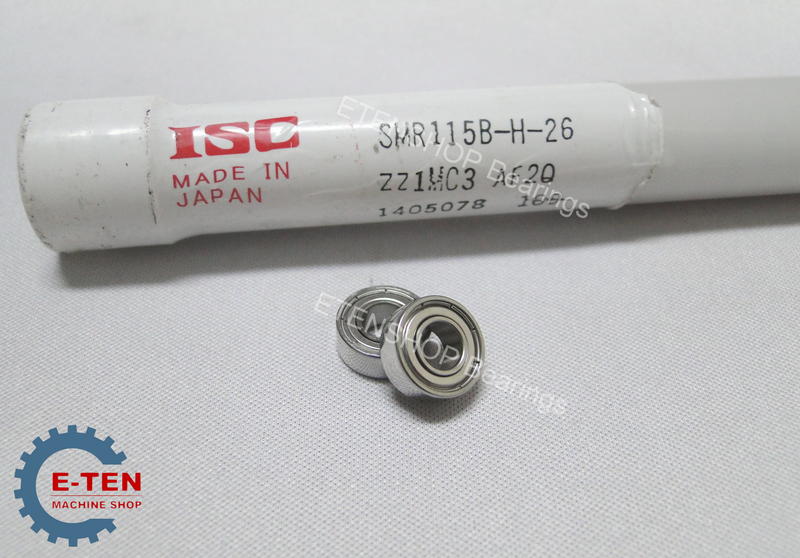 (培林達人/ EtenShop) 日本ISC不鏽鋼軸承，SMR115ZZ，5*11*4、5X11X4，專業、正品的供應者
