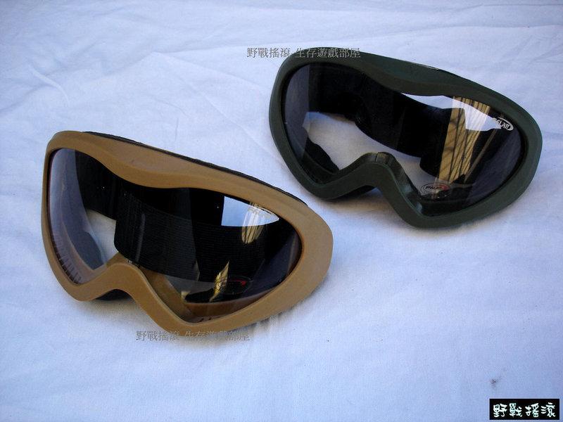 【野戰搖滾-生存遊戲部屋】美軍Falan戰鬥大風鏡、護目鏡 (沙色、綠色) - 眼鏡族適用