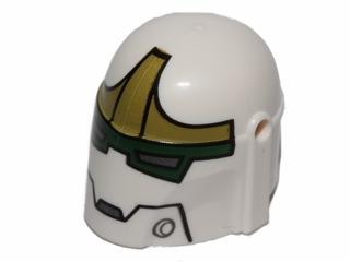 樂高王子 LEGO 75018 星際大戰 賞金獵人 頭盔 白色 87610pb06 (A252)缺