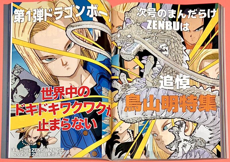 まんだらけZENBU No.126 鳥山明大特集 ZENYA　VOL.1付 Yahoo!オークション -「まんだらけzenbu 126」(雑誌) の落札相場