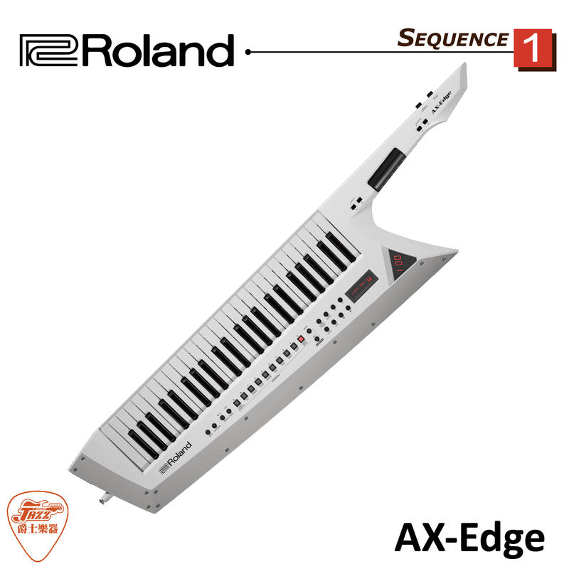 爵士樂器】現貨新品出清Roland AX-EDGE Keytar 肩背式鍵盤黑、白2色可