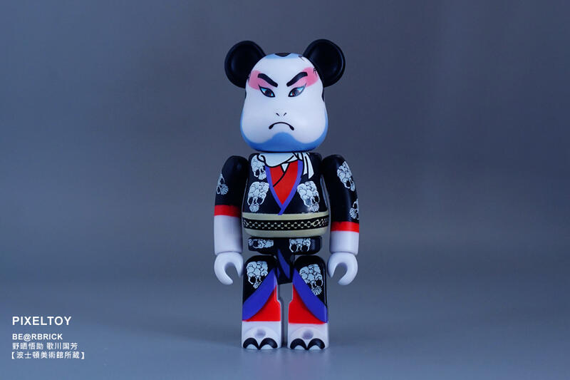 MEDICOM TOY】BE@RBRICK 野晒悟助歌川国芳浮世繪【名古屋波士頓美術館