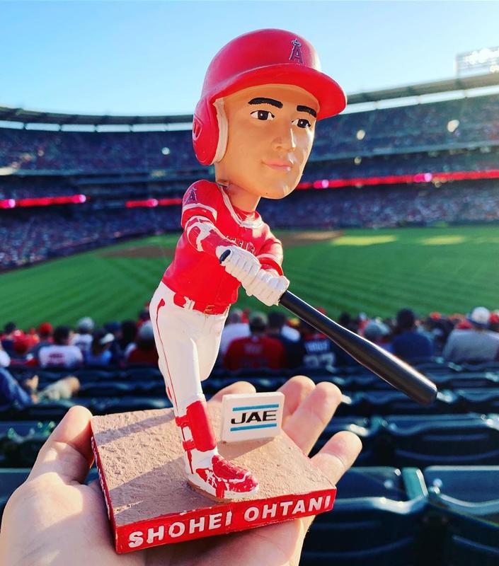 MLB LA Angels 天使隊Shohei Ohtani 大谷翔平Bobblehead 搖頭娃娃娃 