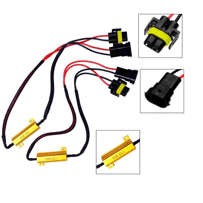 【PA LED】H8 / H11 對接式 LED HID 解碼器 黃金電阻 消除 故障燈 故障碼 警告燈