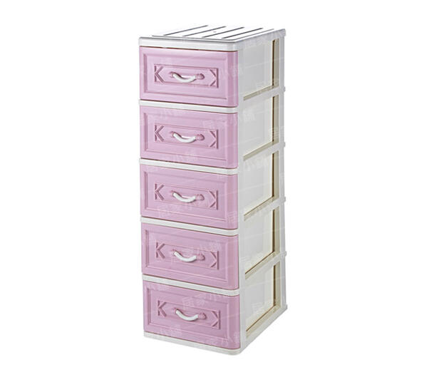 【現貨】粉藍 粉紅色 歐式夢想家附輪收納櫃 三四五層櫃 多功能收納