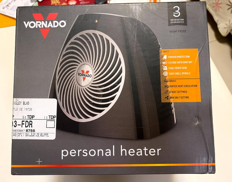 Vornado 小暖扇 VH202 Personal Space Heater