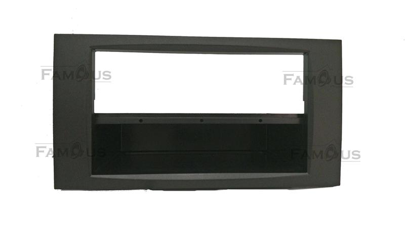 全新 FORD 福特 Focus 改裝小面板主機 1DIN 音響面板框+置物盒 2004年~2008年
