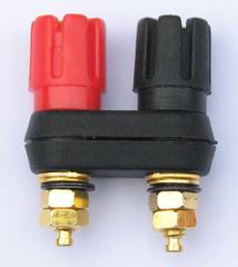 [含稅]鍍金純銅 雙位2位功放機喇叭輸出接線柱 接線端子 音響插座板盒