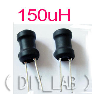 【DIY_LAB#36】150uH 工字電感/功率電感/磁心電感/線繞電感 體積：6*8mm(現貨)