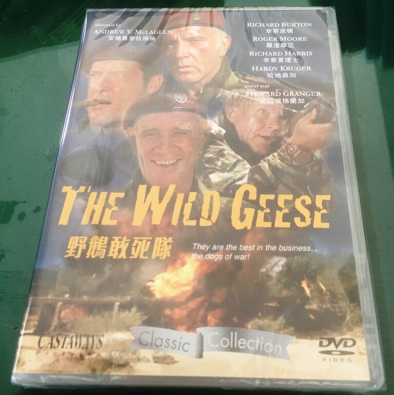 AV視聽小舖  ( DVD ) 野雁突擊隊 The Wild Geese  李察波頓, 羅傑摩爾