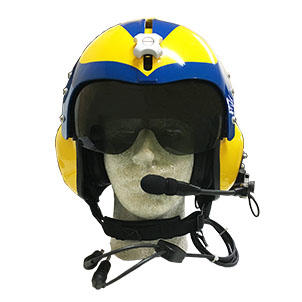 全罩式飛行頭盔 (黃)