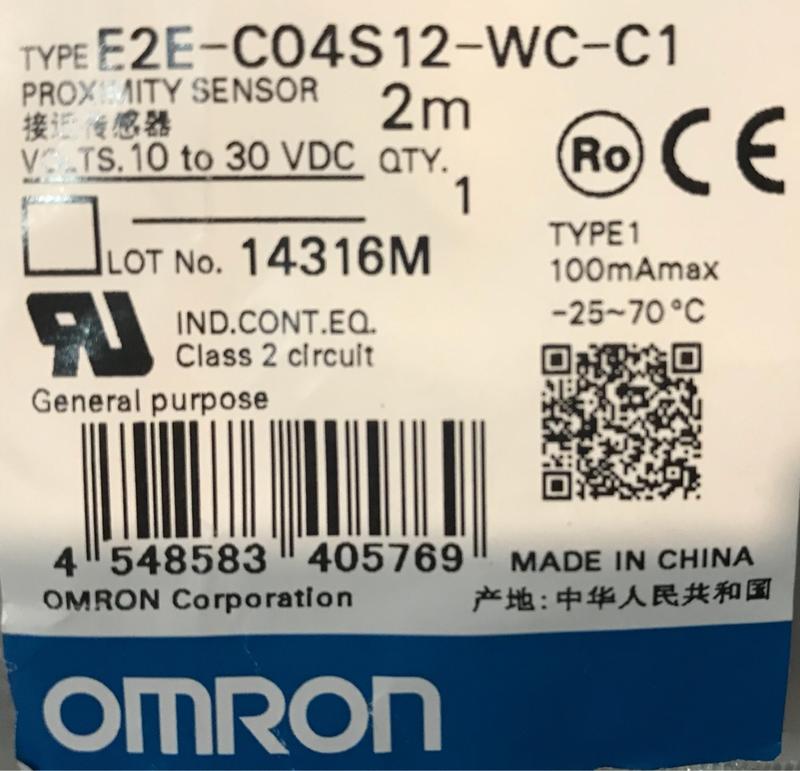 OMRON E2E-C04S12-WC-C1 Sensor