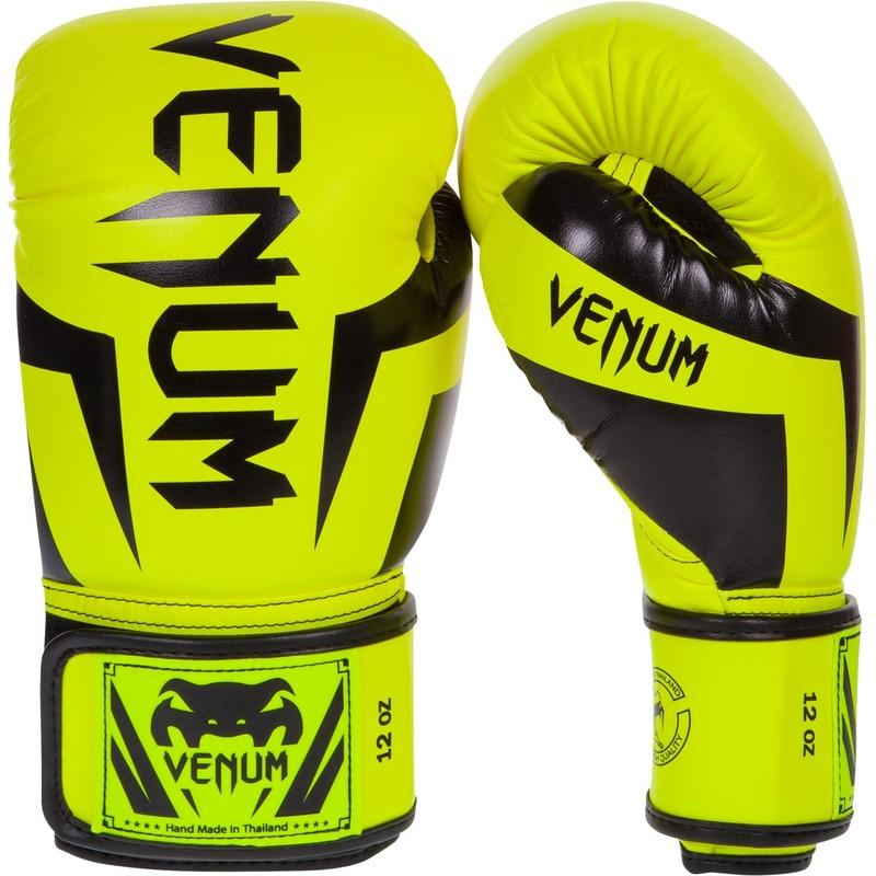 【特價商品】VENUM 毒蛇 菁英系列拳擊手套-螢光綠
