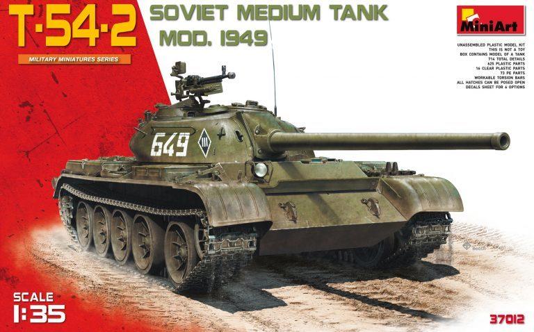 MiniArt 迷你藝術模型 37012 T-54-2 SOVIET MEDIUM TANK.Mod.1949 1/35