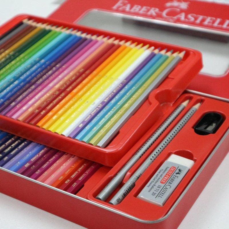 現貨【UZ文具】Faber-Castell 輝柏油性色鉛筆60色附水彩筆(115893 