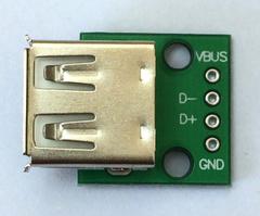 [含稅]USB母座頭轉直插轉接板接頭插頭座介面 DIY資料線充電線接線端子