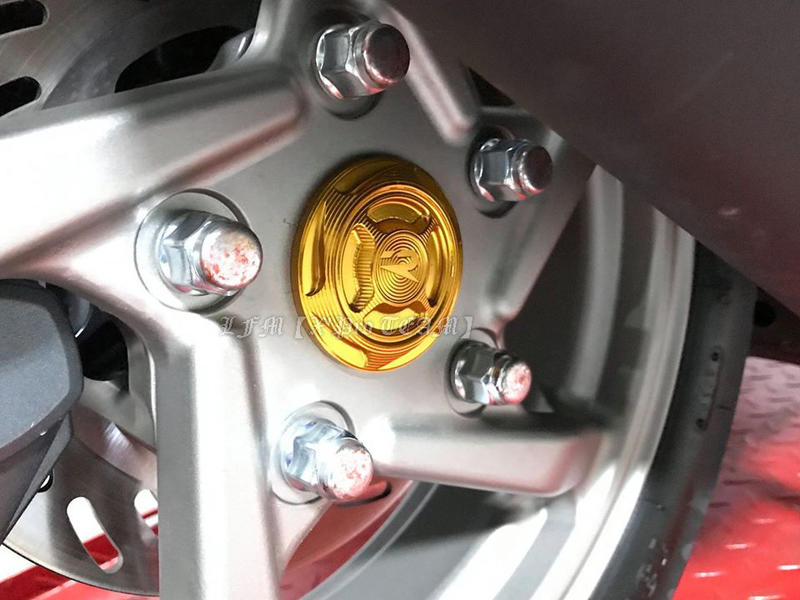 【LFM】RIDEA DRG DRG158 鋁合金後輪軸心蓋 後輪蓋 防塵蓋 後輪心蓋 後輪框蓋