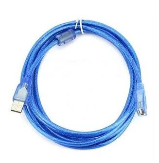 現貨 USB數據延長線 1.5米 1.5M 1.5公尺 延長線 公母延長線 藍色 銅芯 優質 帶磁環 USB線 USB