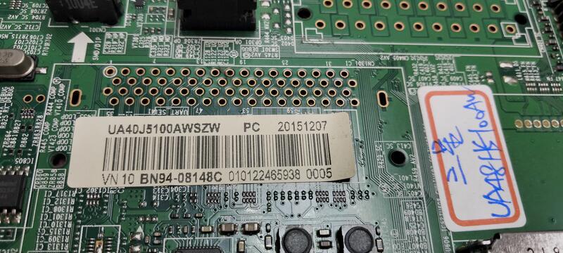 [三峽液晶維修站]SAMSUNG(三星)UA48H5100AW(原廠)主機板(BN94-08148C)面板不良.零件出售 | 露天市集 | 全 ...