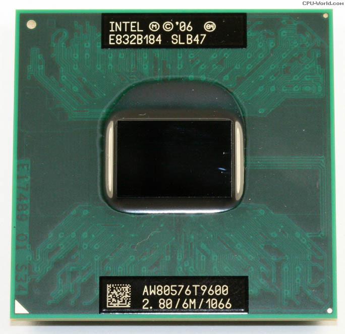 【含稅】Intel Core 2 Duo Mobile T9600 2.80G 雙核 35W 正式CPU 一年保