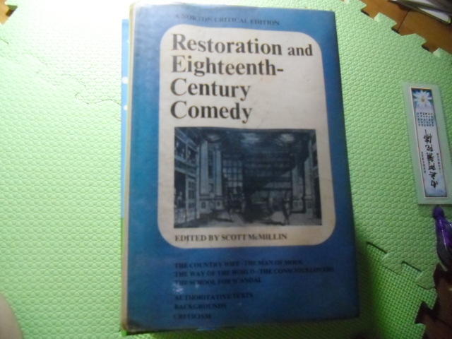 Restoration and 18th century comedy
