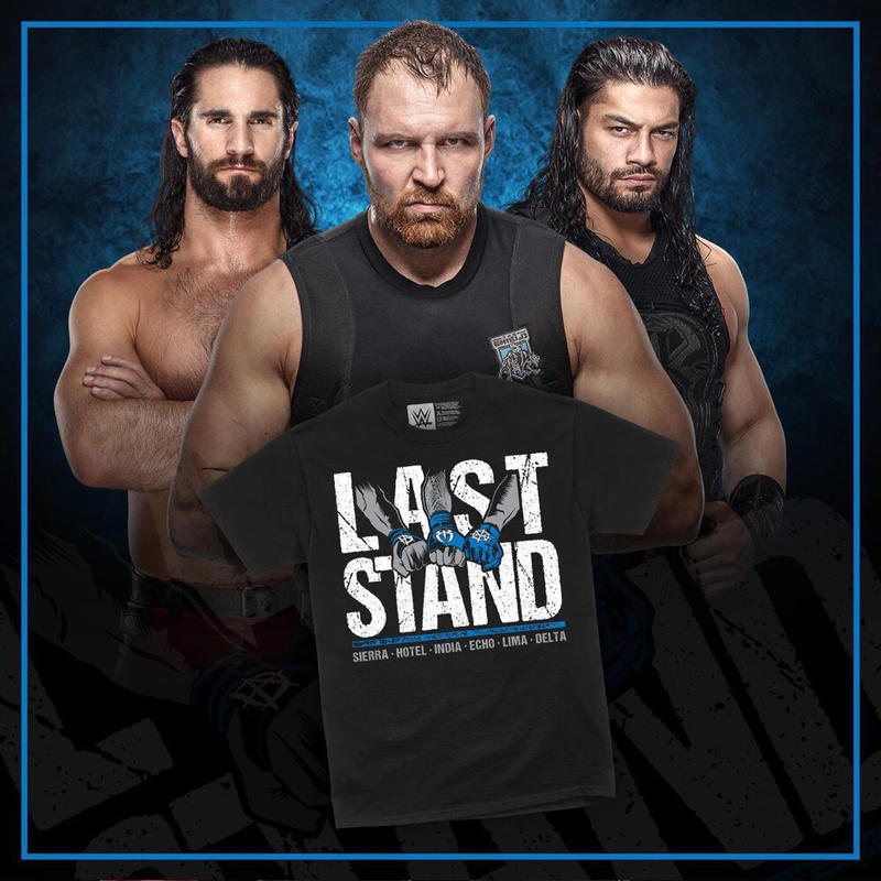 WWE THE SHIELD "LAST STAND" AUTHENTIC T-SHIRT現貨