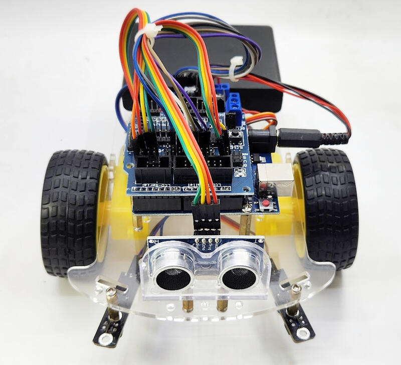 【傑森創工】Arduino 智慧車完整套件 避障 循跡 藍牙 含Arduino Uno開發板 範例程式 [S002]