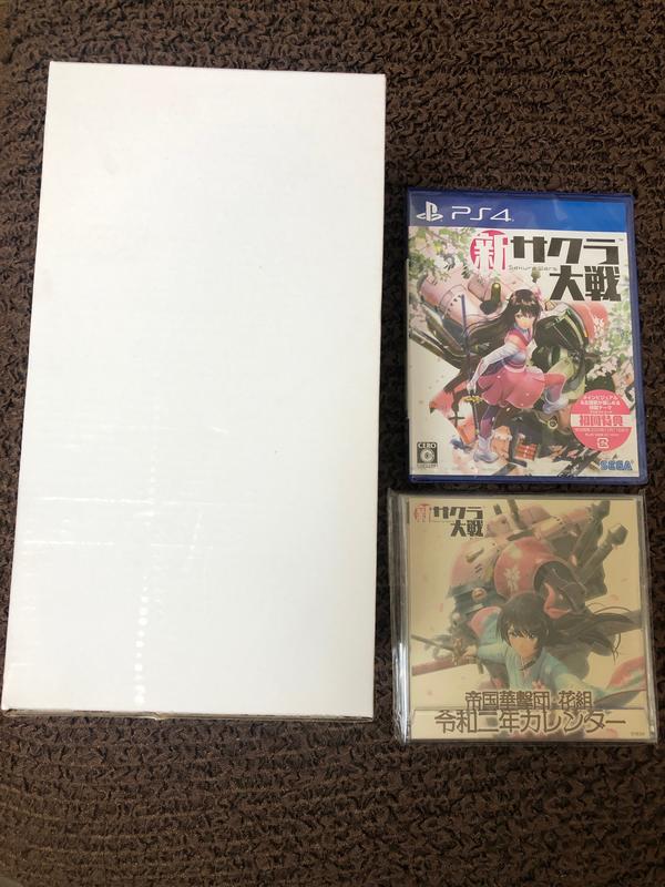 [PS4][HMV特典] 新櫻花大戰 日版 (書架+月曆)
