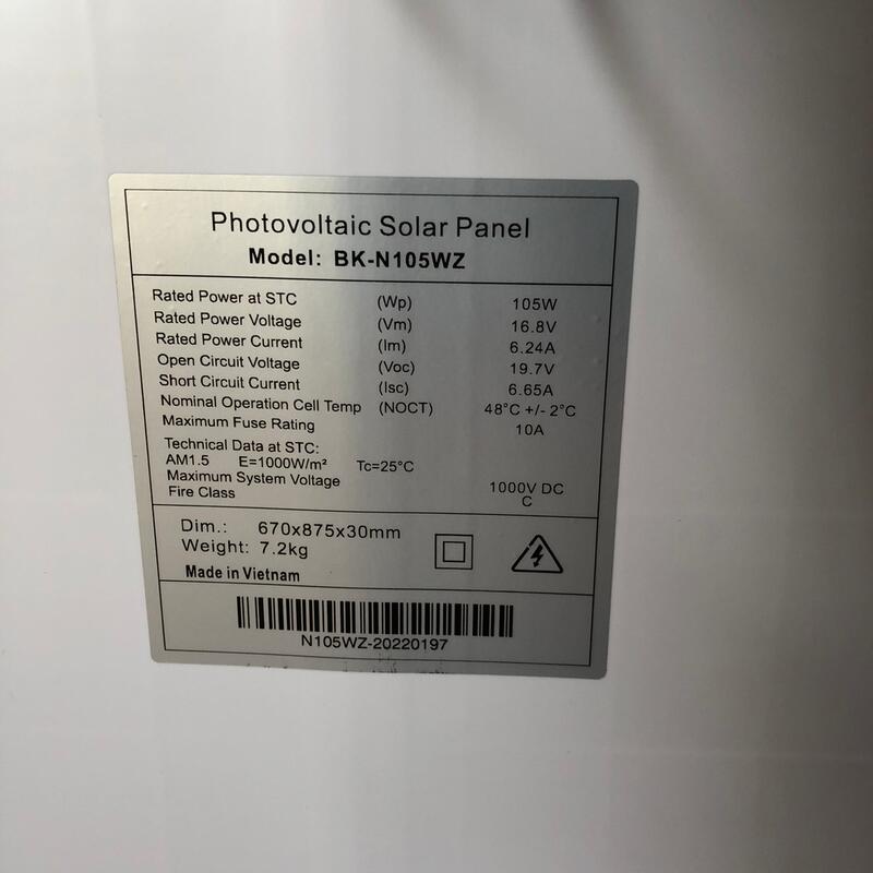 【全電行】現貨詢問│全新太陽能板 80W 100W 105W 單晶 全新剛到貨 | 露天市集 | 全台最大的網路購物市集