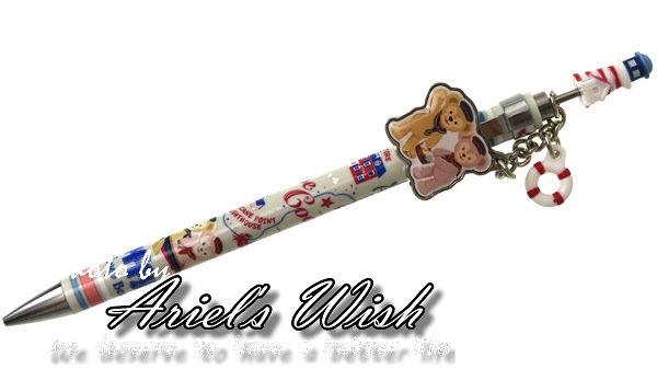 Ariel's Wish-日本東京迪士尼Duffy達菲熊Shelliemay雪莉玫Disney夏季海軍立體自動鉛筆自動筆